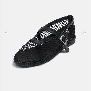 Source Unknown| Mary Jane Mesh Sock Flats